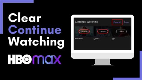 hbo max how to clear continue watching|HBO Max: How to remove items from continue watching